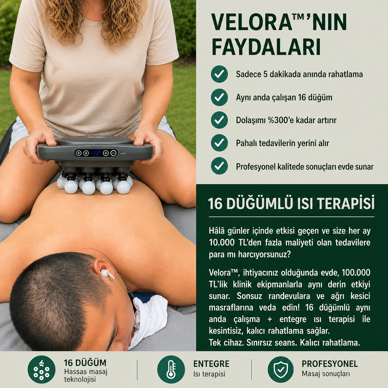 Velora™ – Derin Doku Masaj Aleti